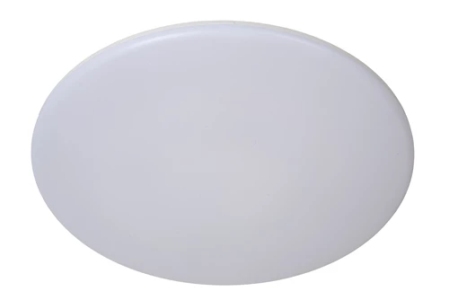 Lucide OLSON - Lámpara de techo Baño - Ø 29 cm - LED - CCT - 1x24W 3000K/6500K - IP44 - Ópalo - apagado